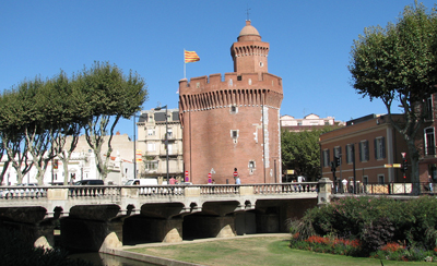 Le Castillet - vanha kaupunginportti Perpignanissa