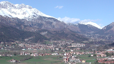 Vuoristoa Bergamon lähellä