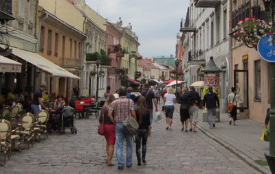 Kävelykatu Kaunasissa