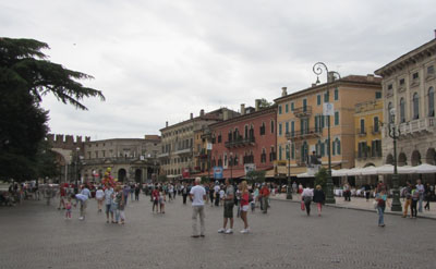 Piazza Bra - Veronan pääaukio